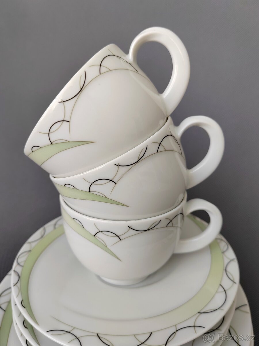 Komplet šálku s podšálkem a talířem Seltmann Weiden "Monaco - 2