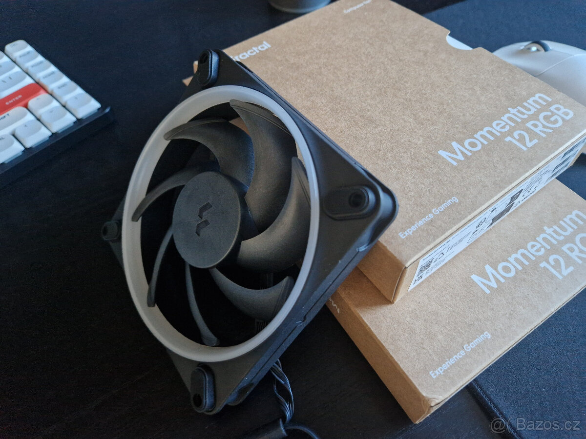 Fractal Design Momentum 12 RGB - NOVÉ - 2