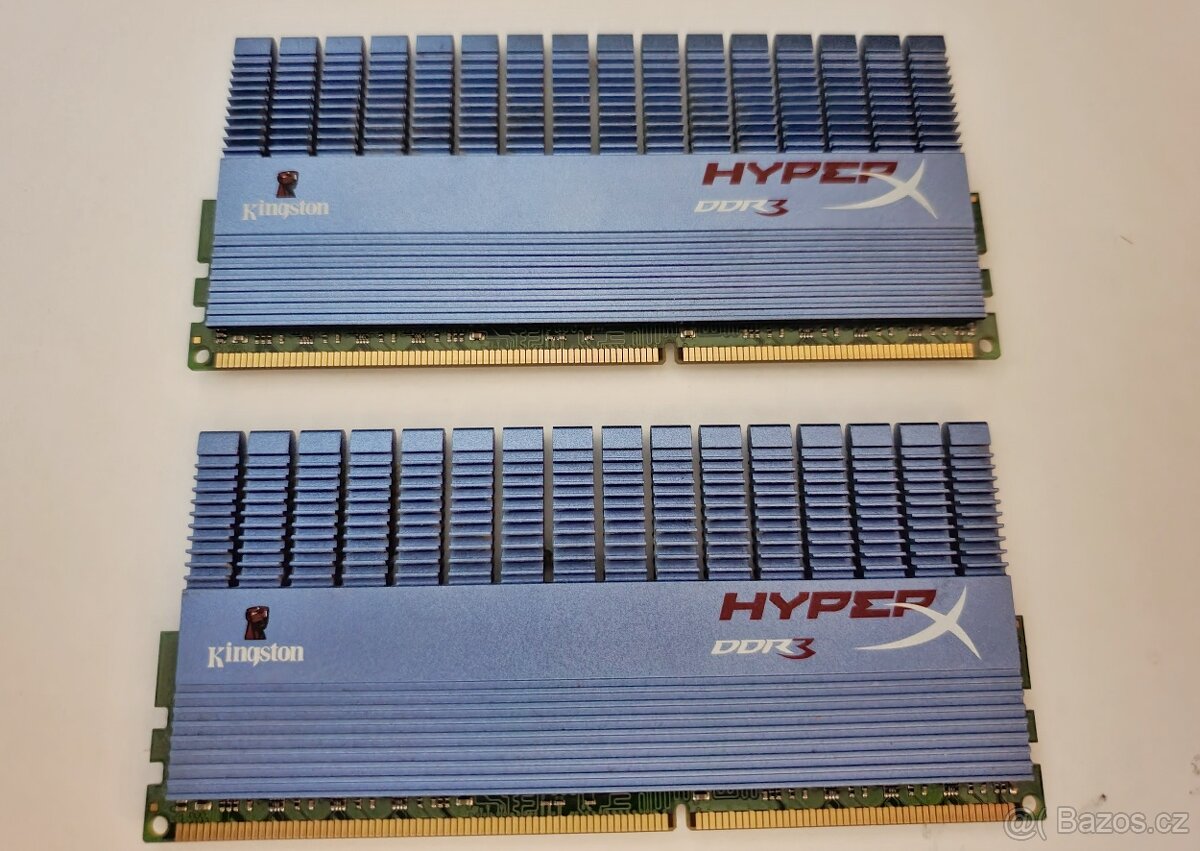 2x 4gb ddr3 Hyper X do PC. Komplet : 500kč - 2