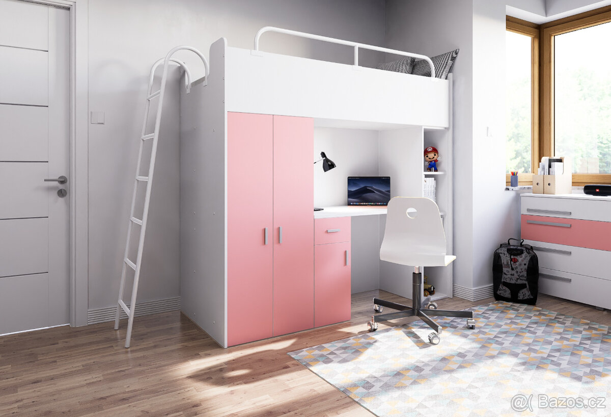 Multifunkční Patrová postel Luna 190 x 80 - 2