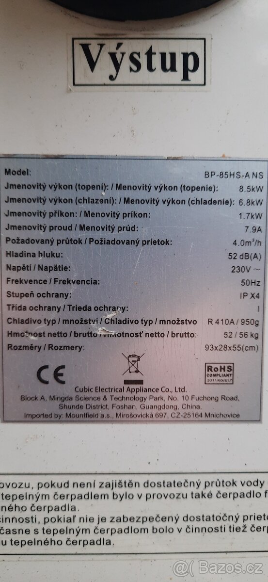 Tepelné čerpadlo - 2