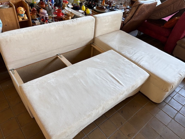 sedačka rohová rozkládací malá - 2