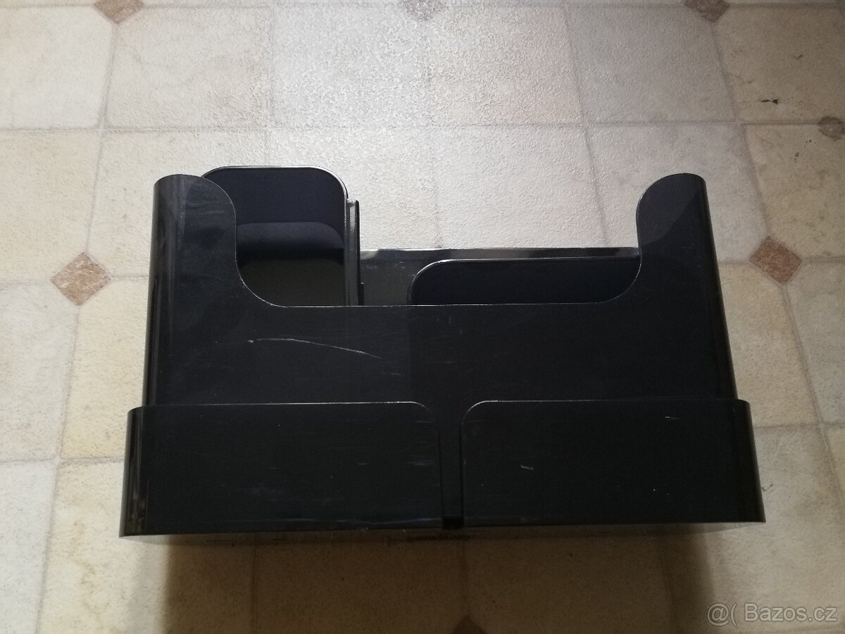 Plastový organizér / košíky na lištu na zeď - 2