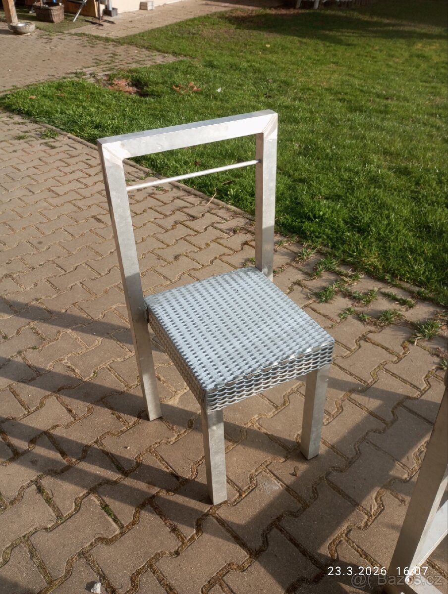 Hliníkové posezení - 2