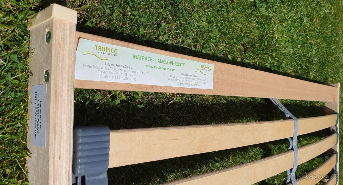 Rošt Tropico 99x196, schody dřevěné - 2