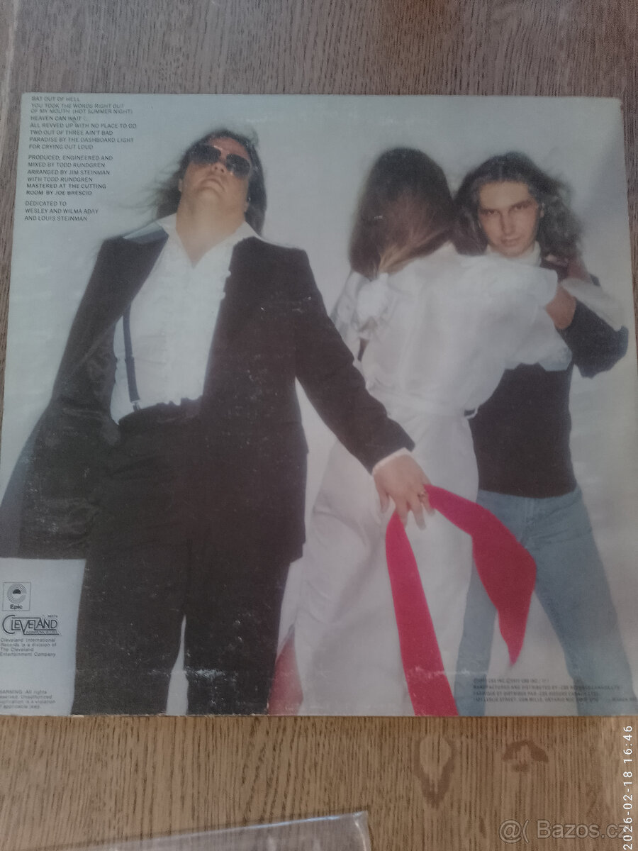 LP Meat Loaf - Bat Out of Hell - 2