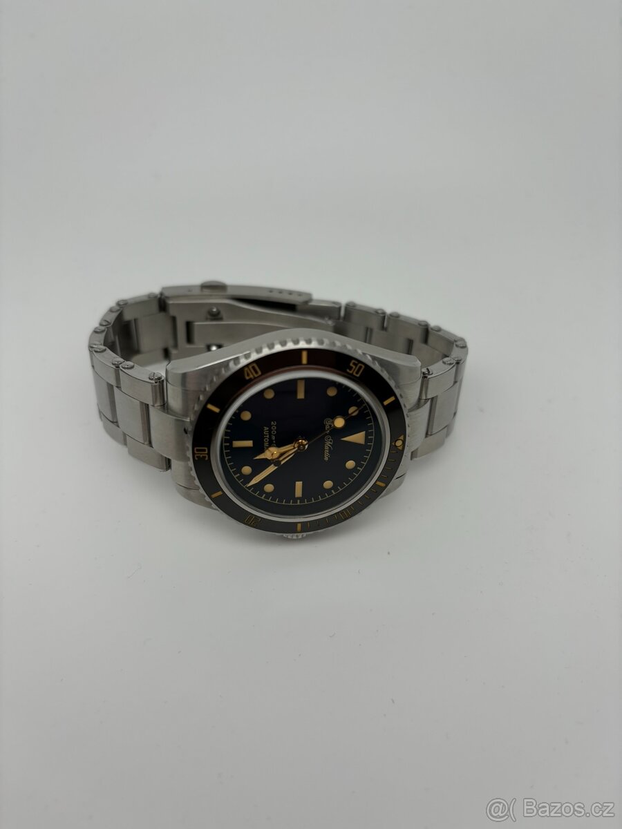 San Martin 6200 SN004-G 1.Limitka homage Rolex Seiko strojek - 2