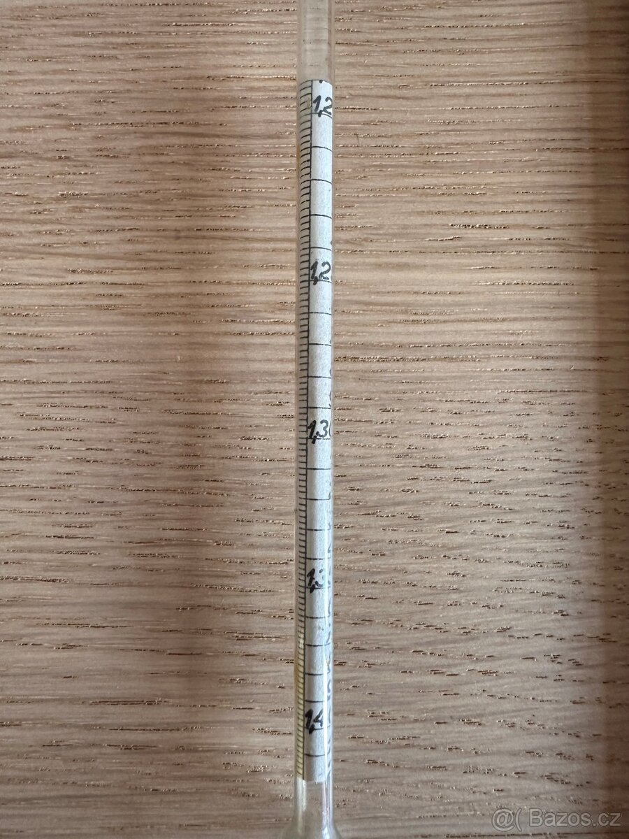 Skleněný hustoměr - AREOMETR - 2