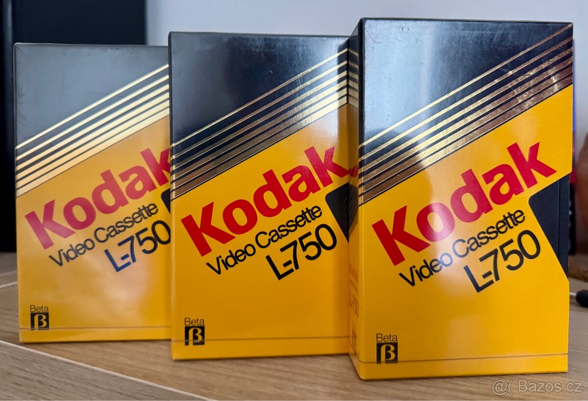 3x BETAMAX KODAK L-750 - 2