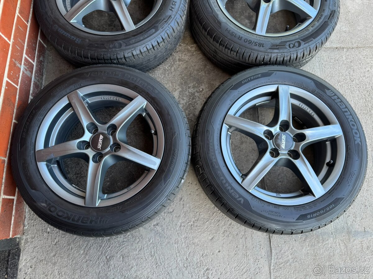 Alu 15" 5x100 Alutec Grafite line, Rapid, F3, letní 92% - 2
