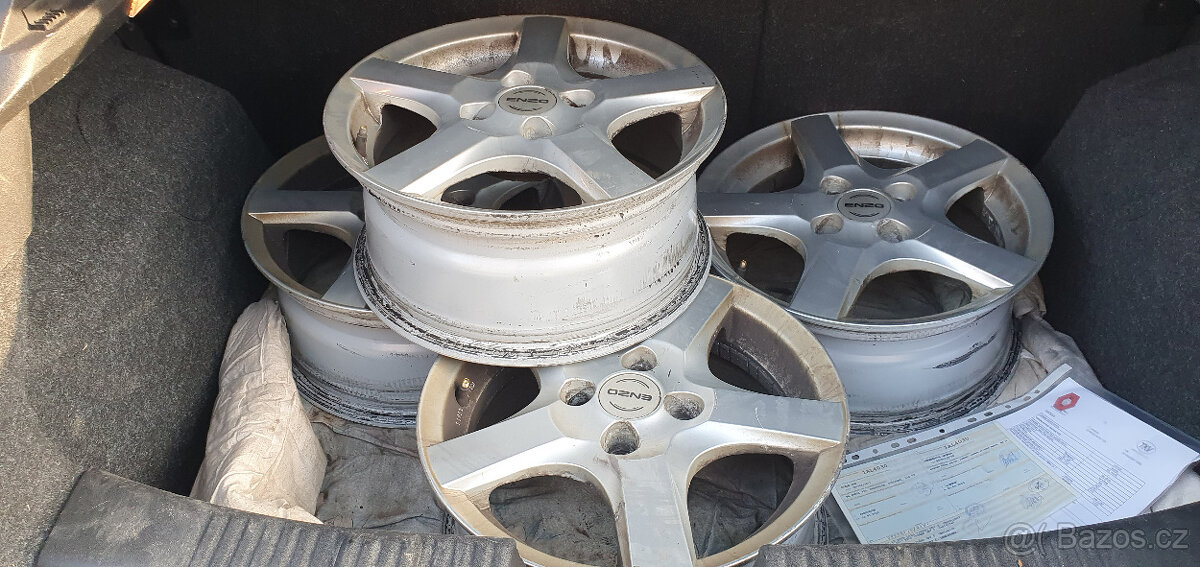 Alu disky Enzo 4x98 6,5J R15 - 2