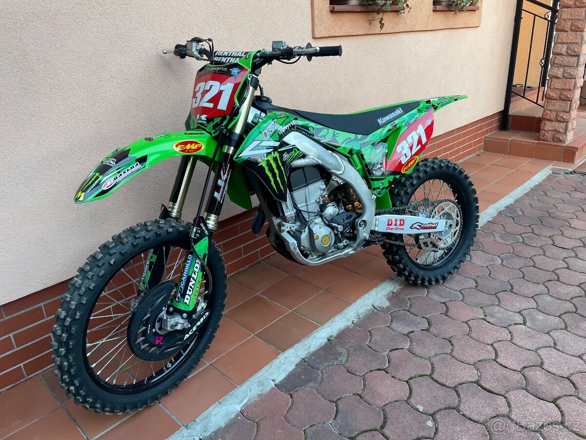 Kawasaki KX450F 2023 - iba 8 mth fmf výfuk tlmiče ohlins
