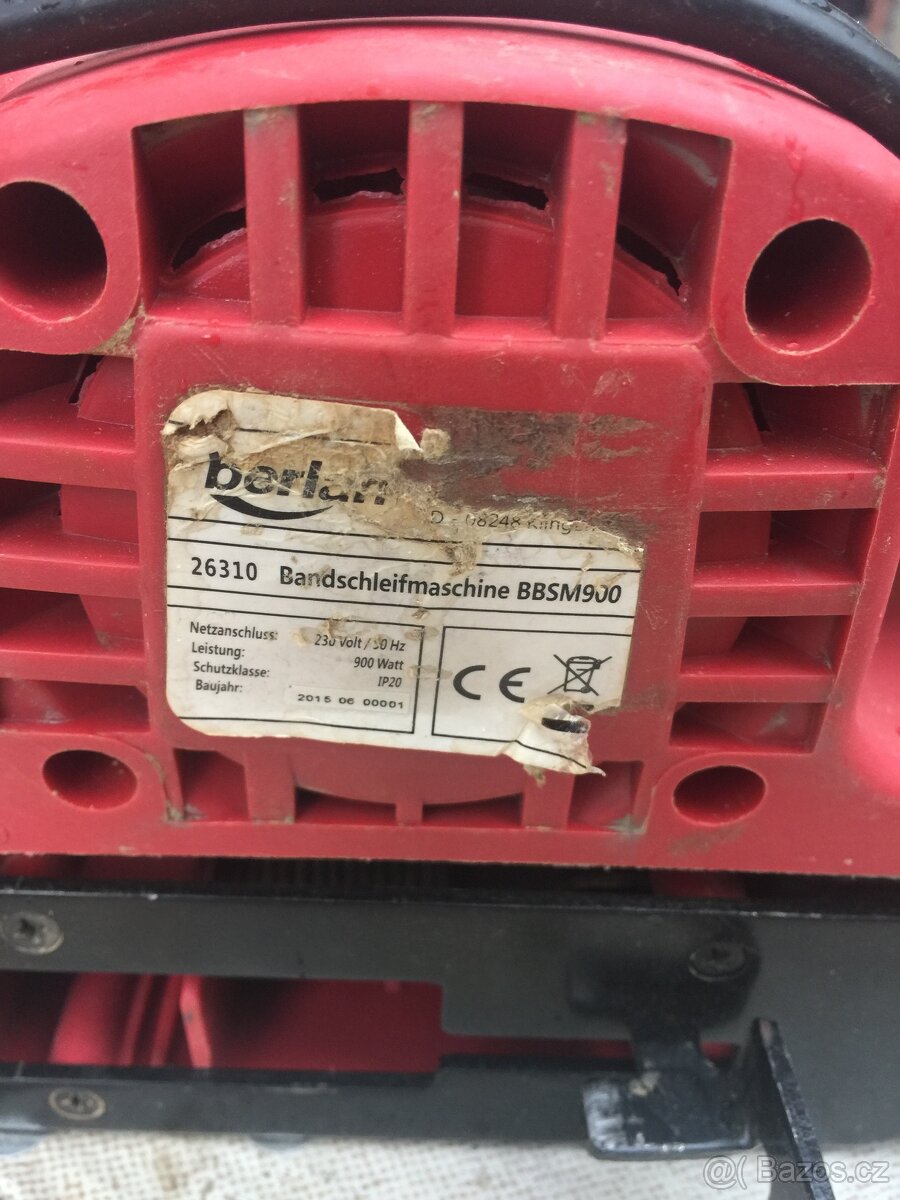 Prodám pásovou brusku Berlan - 2