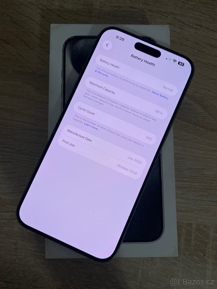 iPhone 15 Pro Max Bílý 256GB - 2