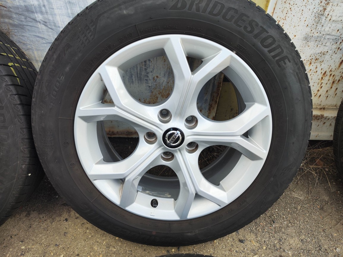 17"letní alu sada 5x114 origo Nissan Juke 2 Qashqai X-Trail - 2