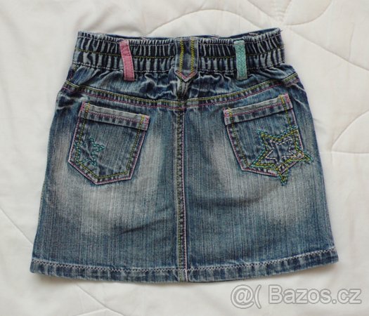 NÁDHERNÁ RIFLOVÁ SUKNĚ NEXT vel.110 - 2