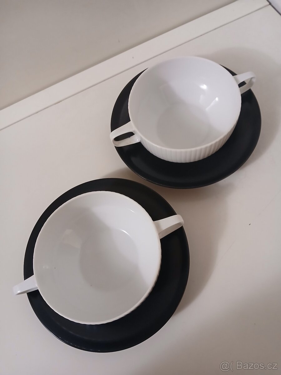 Sada 2 šálků a podšálku Rosenthal nové - 2