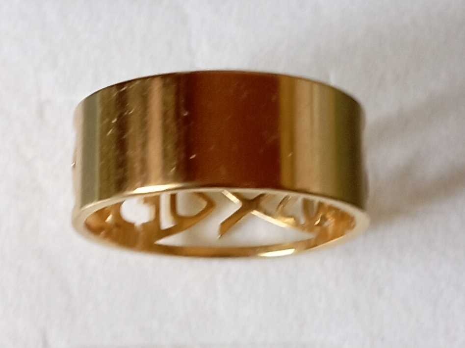 Prsten pozlacený - 2