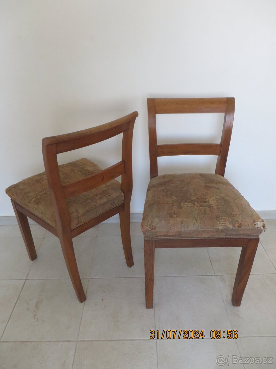 2 Židle Biedermeier na renobvace - 2