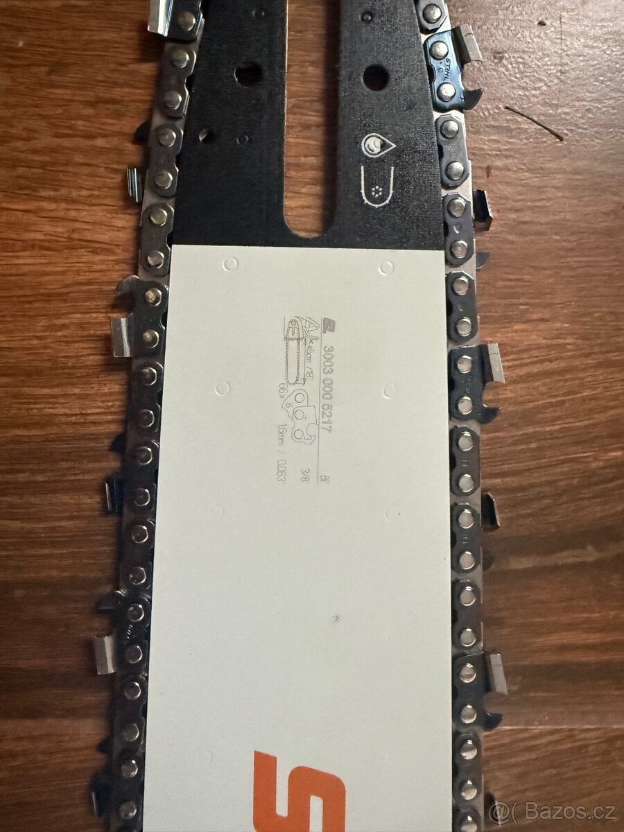 Stihl lišta 3/8 1,6mm 45cm nová - 2