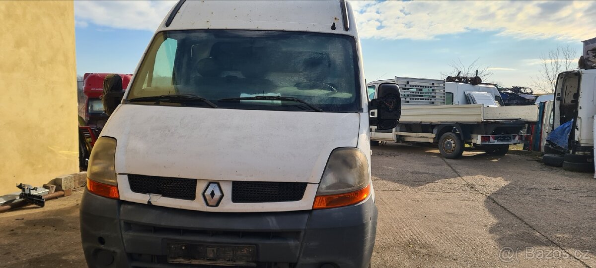 Prodám náhradní díly Renault Master 2.5 dci r.v. 2007. - 2