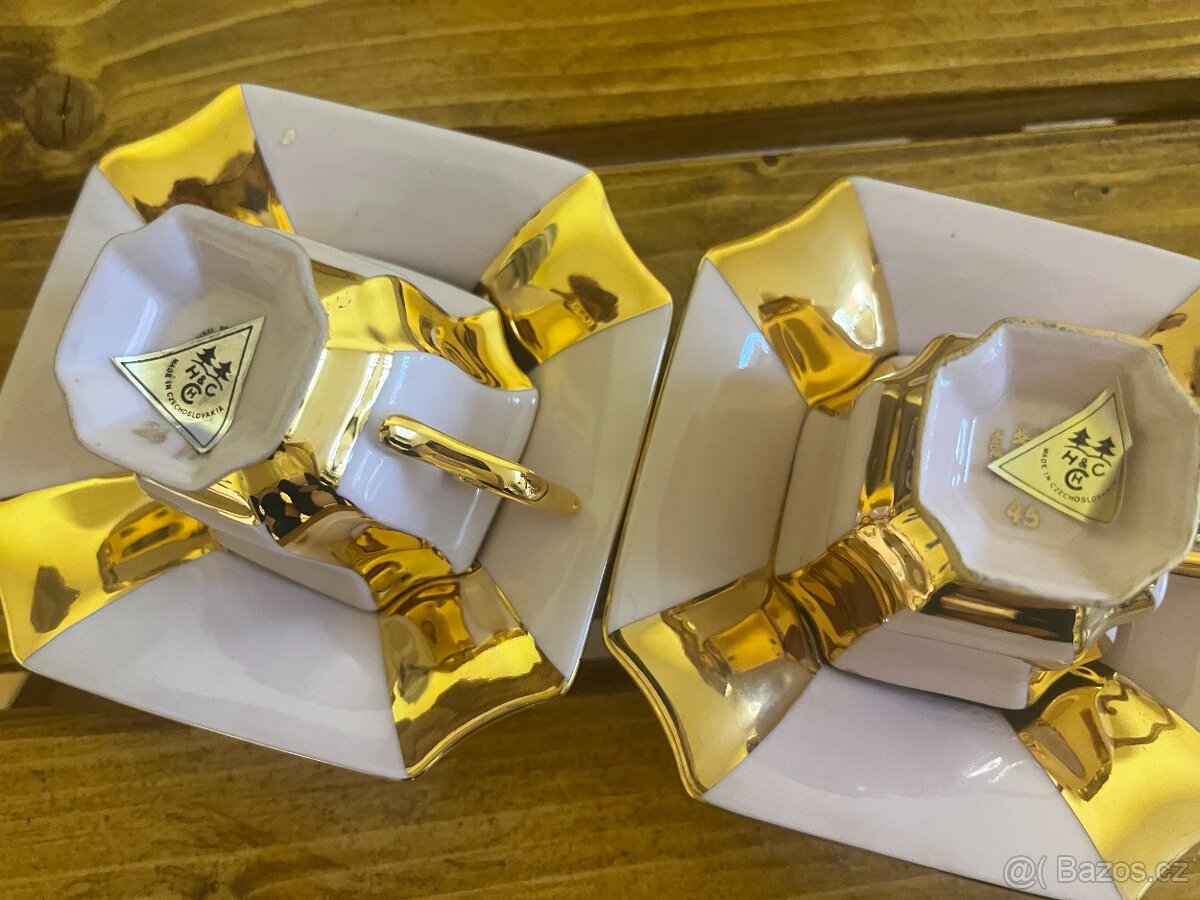 2 x růžový porcelán - 2