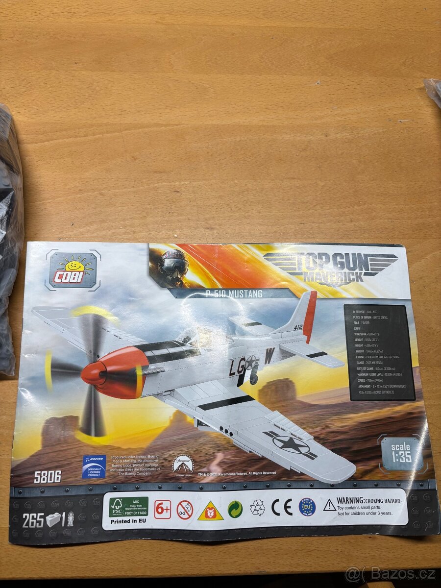 Lego cobi p- 51d mustang - 2