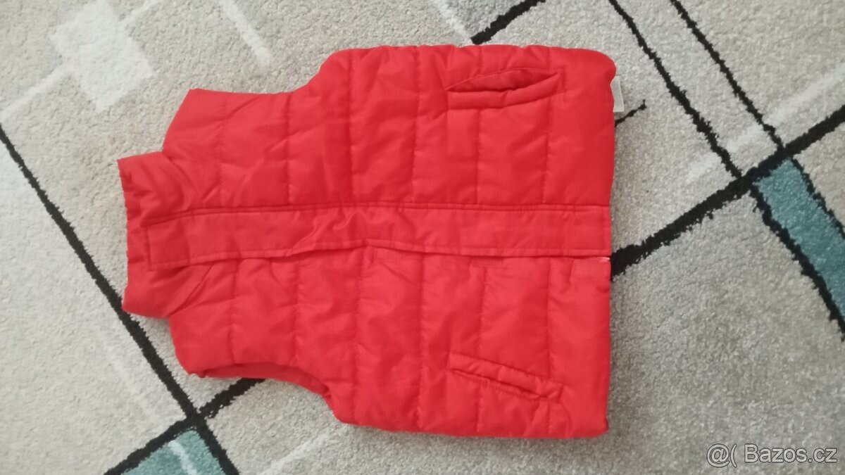 dívčí vesta vel.128, jako nová - 2