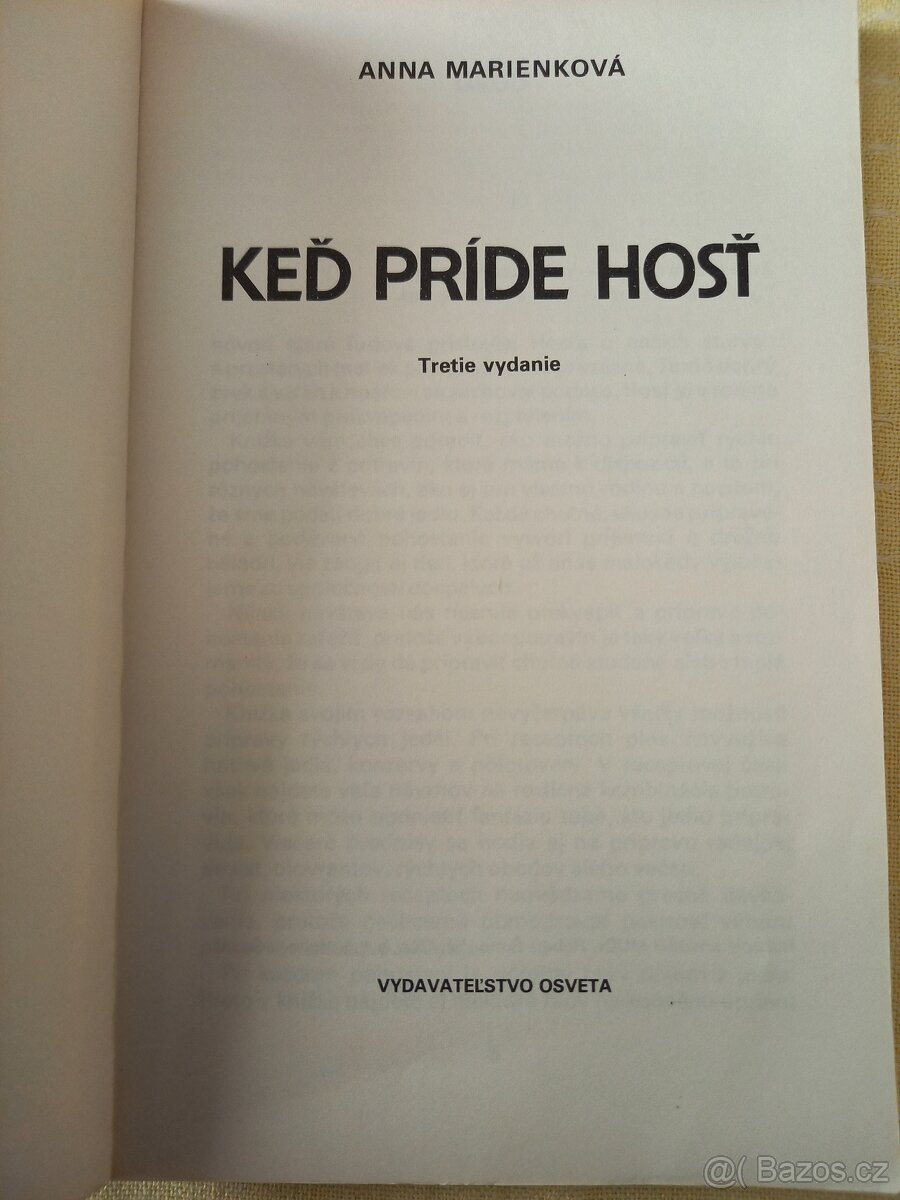 Anna Marienková - Keď príde hosť - kuchařka - 2