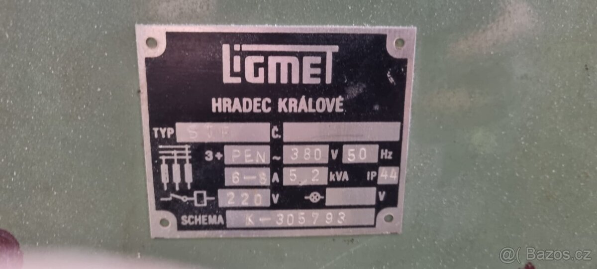 Frézka truhlářská spodní Ligmet STF 4/5 - 2