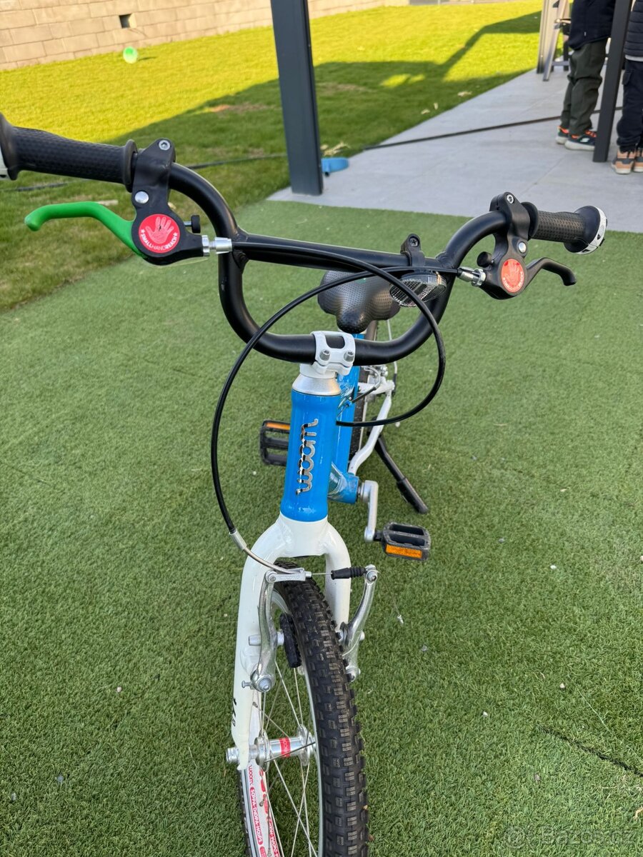 WOOM 3 Automagic 16" modrá + stojánek - 2