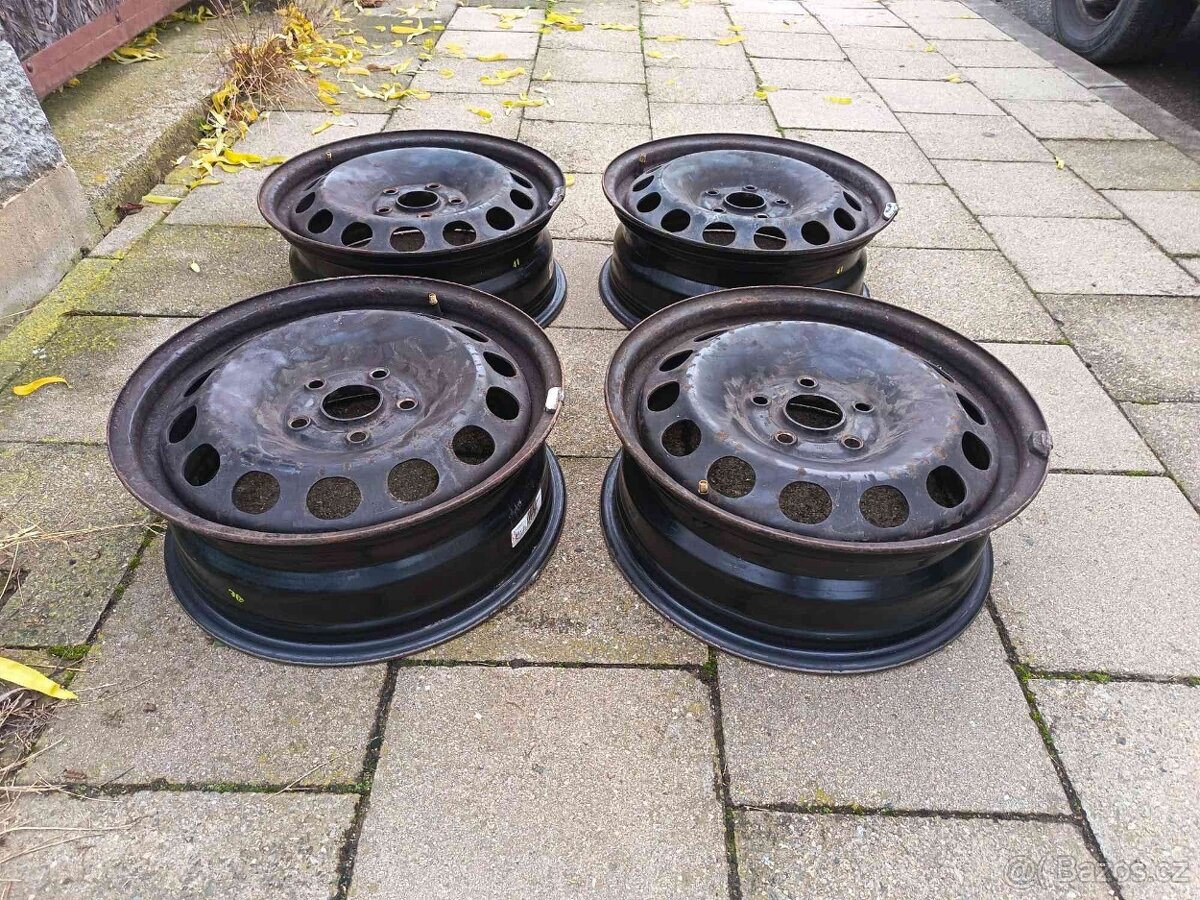 R16 disky plech 5x112, 6J, ET50... - 2