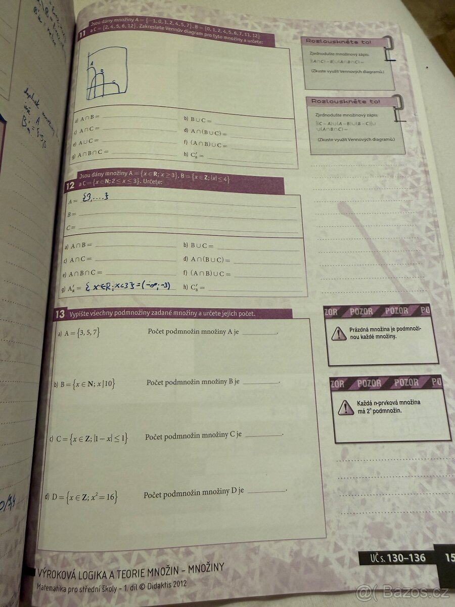 Matematika pracovní sešit 1. díl - 2