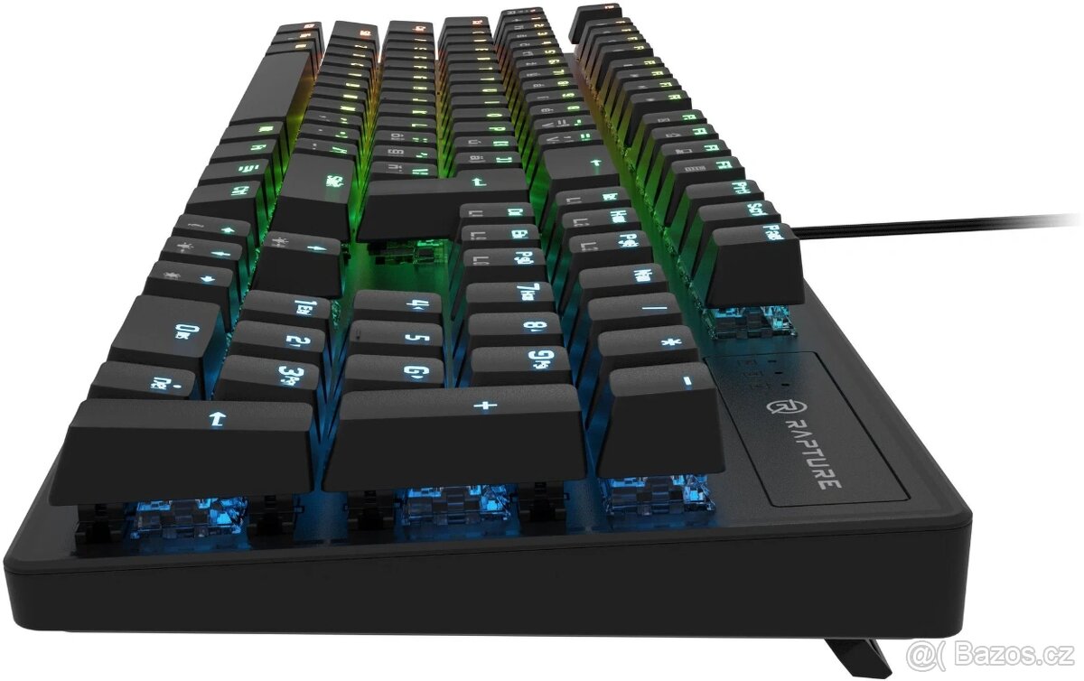 Klávesnice Rapture X-RAY Outemu Red/černá - CZ/SK - 2