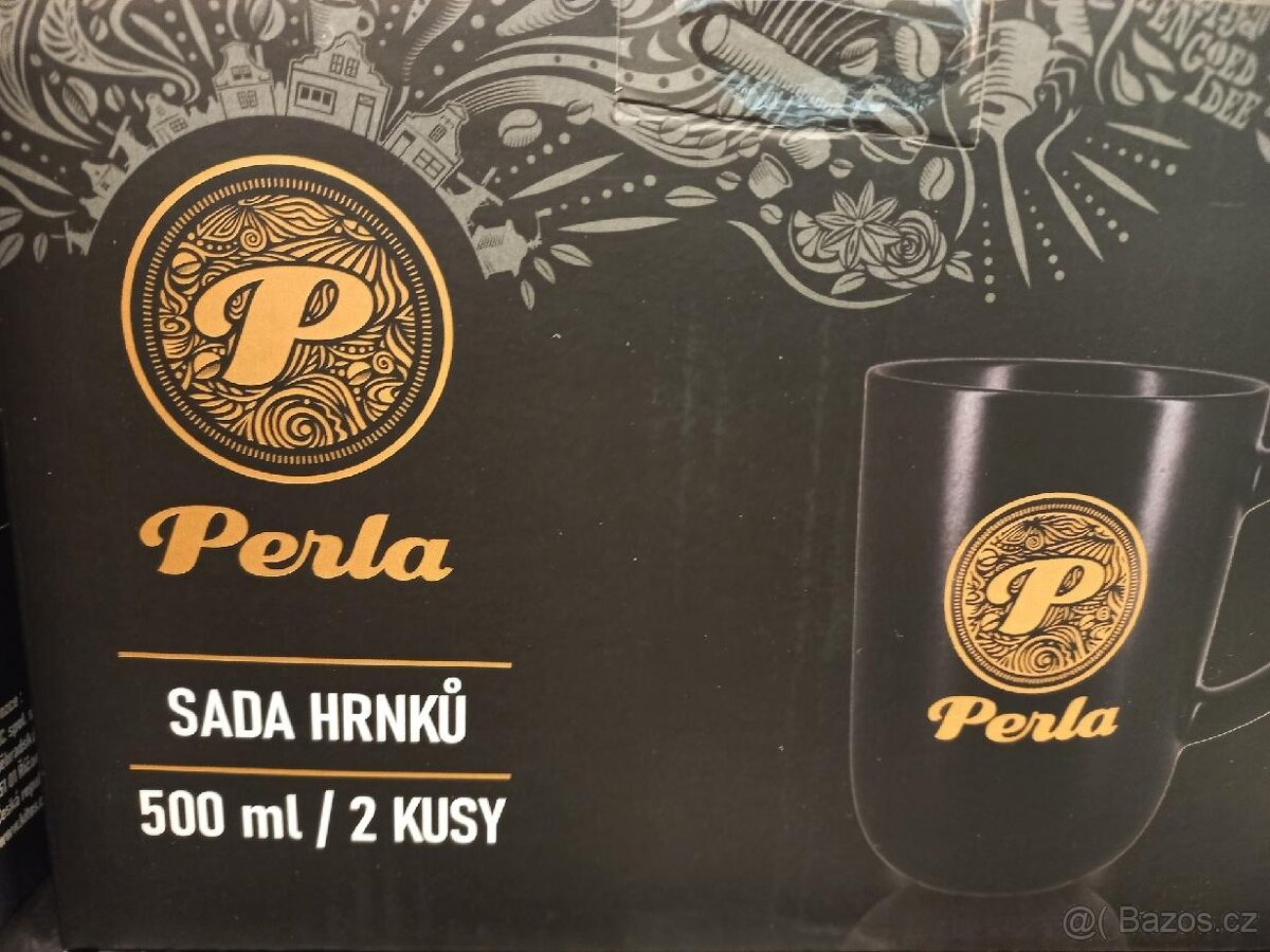 Hrníčky značky Perla 500 ml. - 2