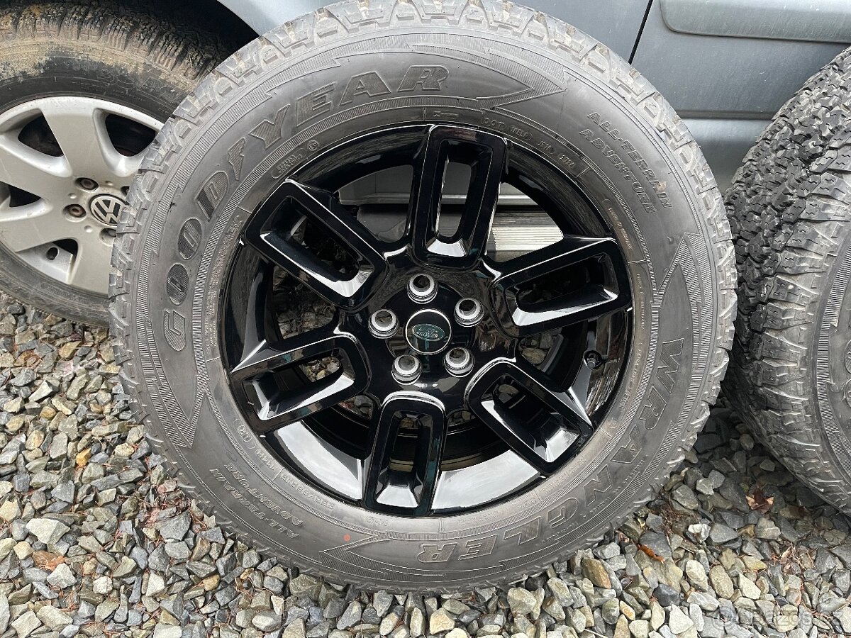 Defender Land Rover Alu kola 19” černá, Good year Wrangler