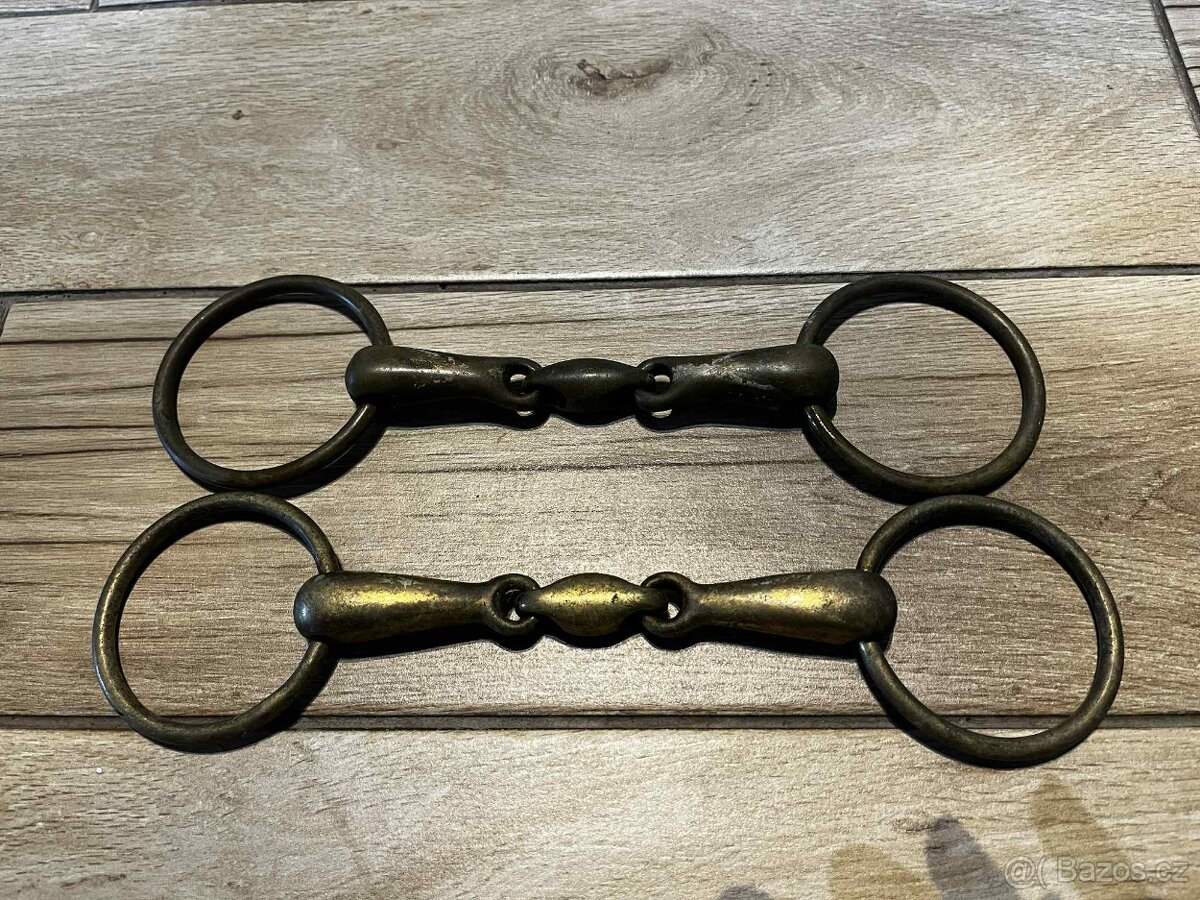 2x lomené stihlo, argentan 13,5 a 14,5cm - 2