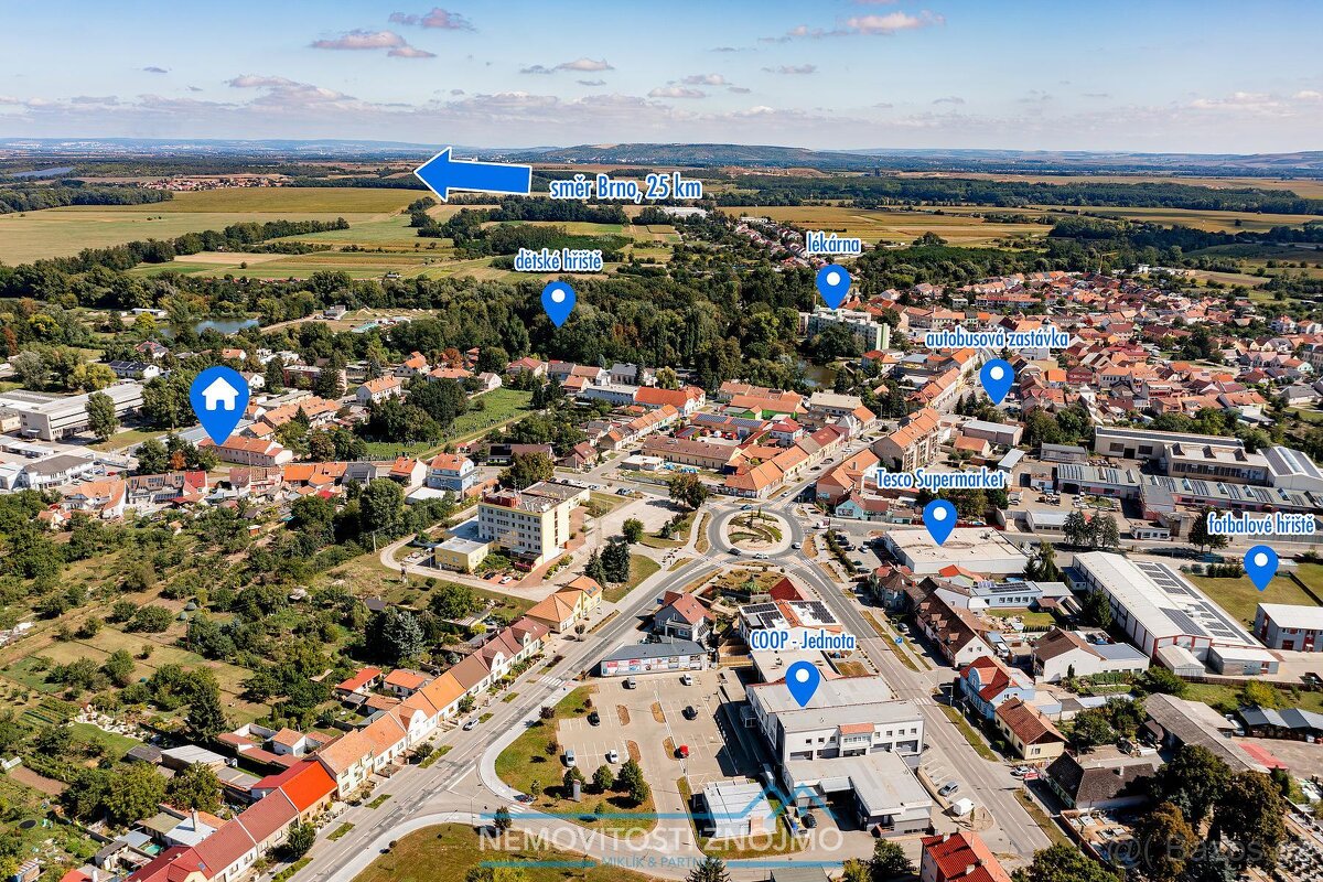 Pohořelice byt 4+1, 88 m2 s novou koupelnou, velkým sklepem - 2