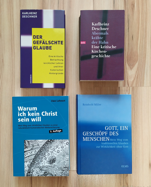 Predám sériu Kriminálne dejiny kresťanstva (v nemčine) + iné - 2