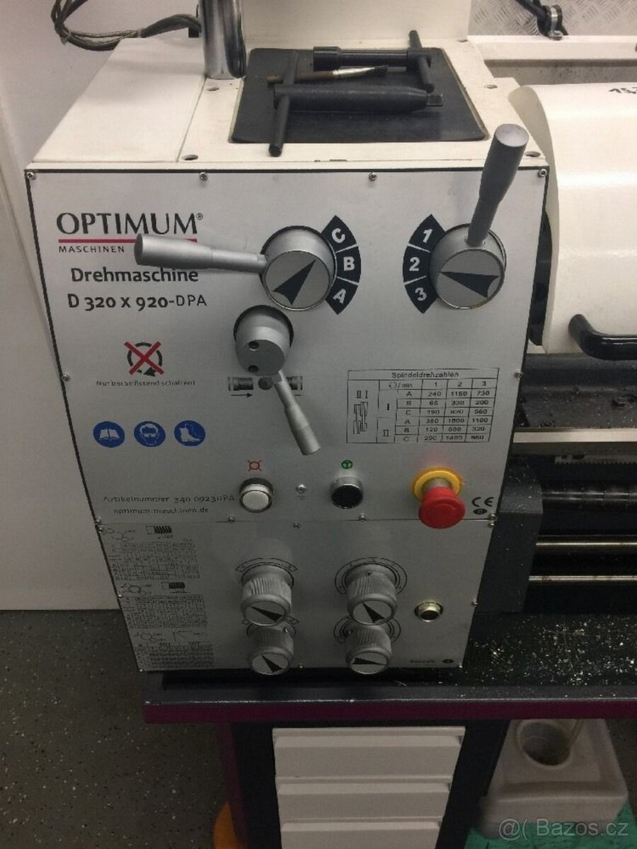 Soustruh Optimum D320x920 DPA - 2