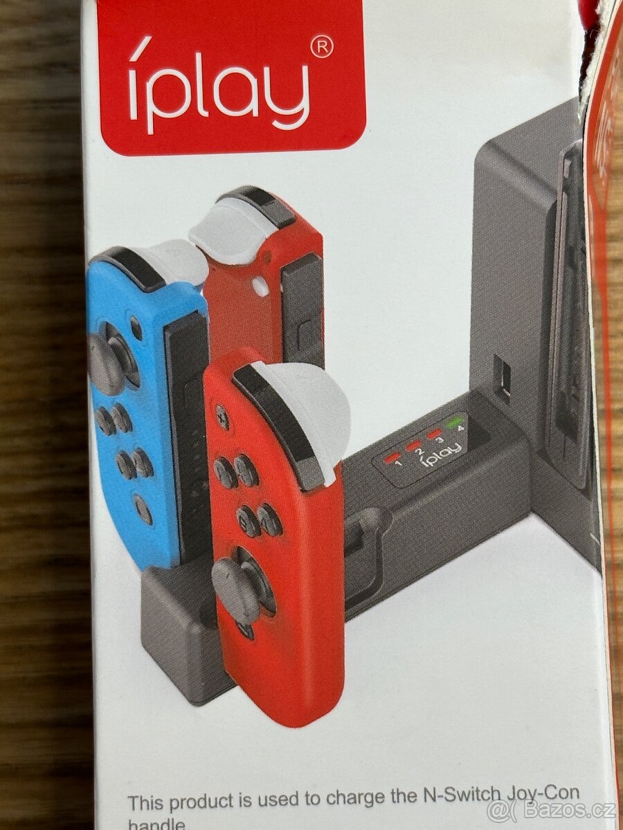 iPlay USB nabíječka na 4 joycony k Nintendo Switch, NOVÁ - 2