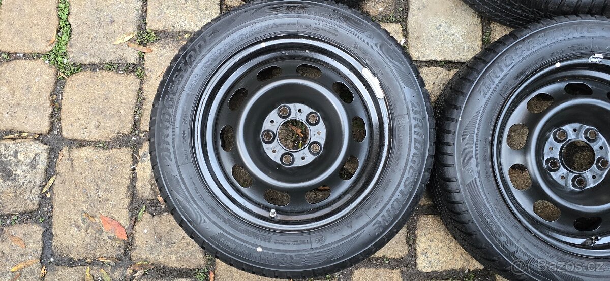 Zimní sada BMW 16" ,7mm, 5x120, ET31- 205/60/16 - pošlu - 2