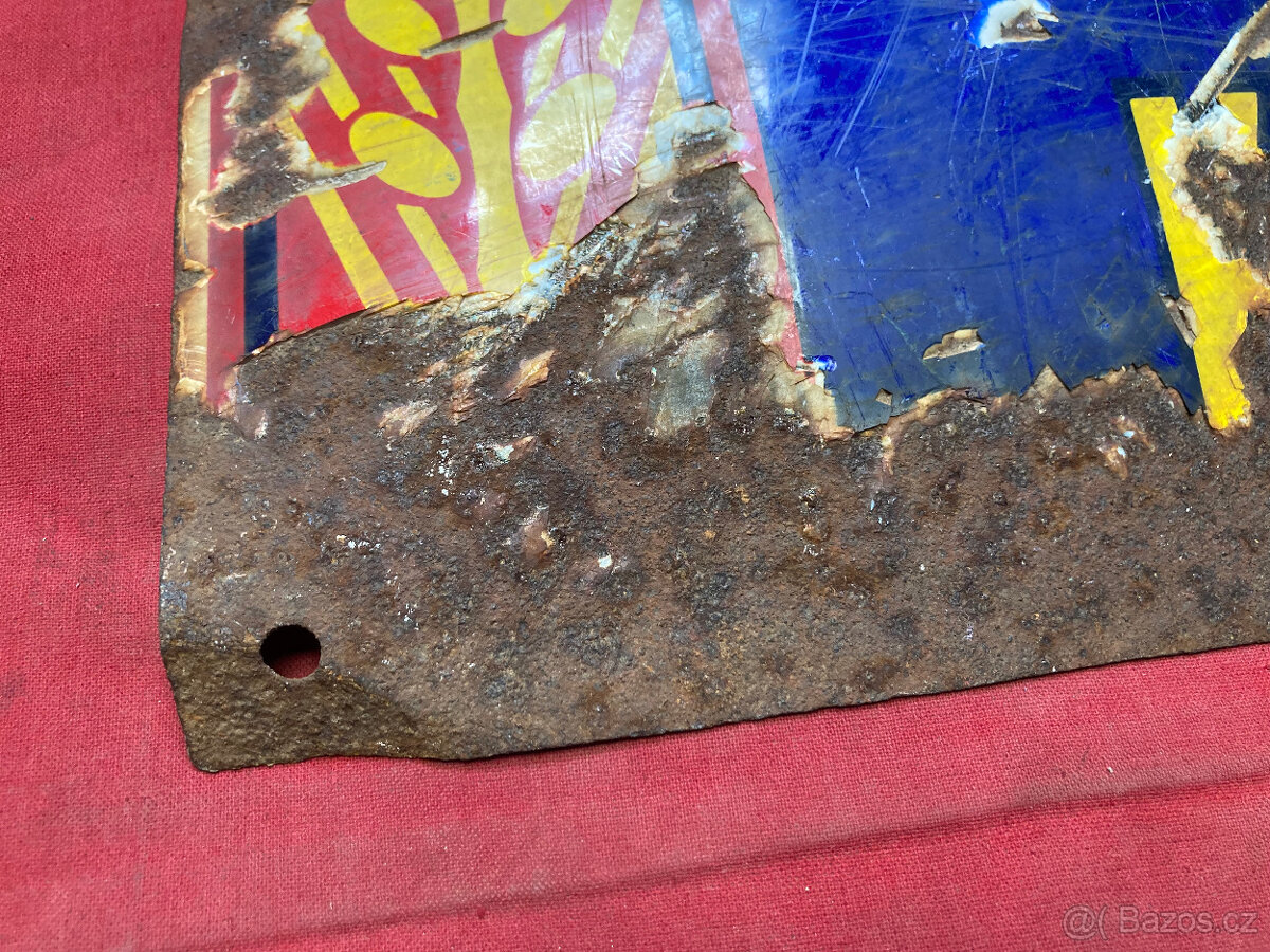 Cedule smaltovaná starožitná 400 kč - 2