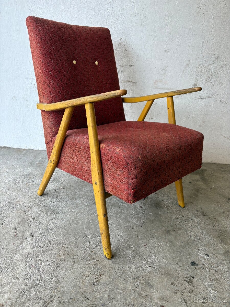 Retro křeslo Ton - 2