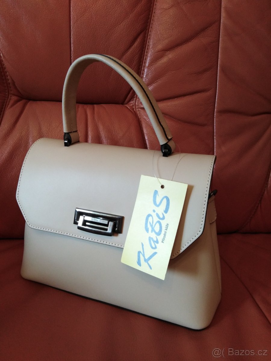 Malá, krásná kabelka béžová - 2