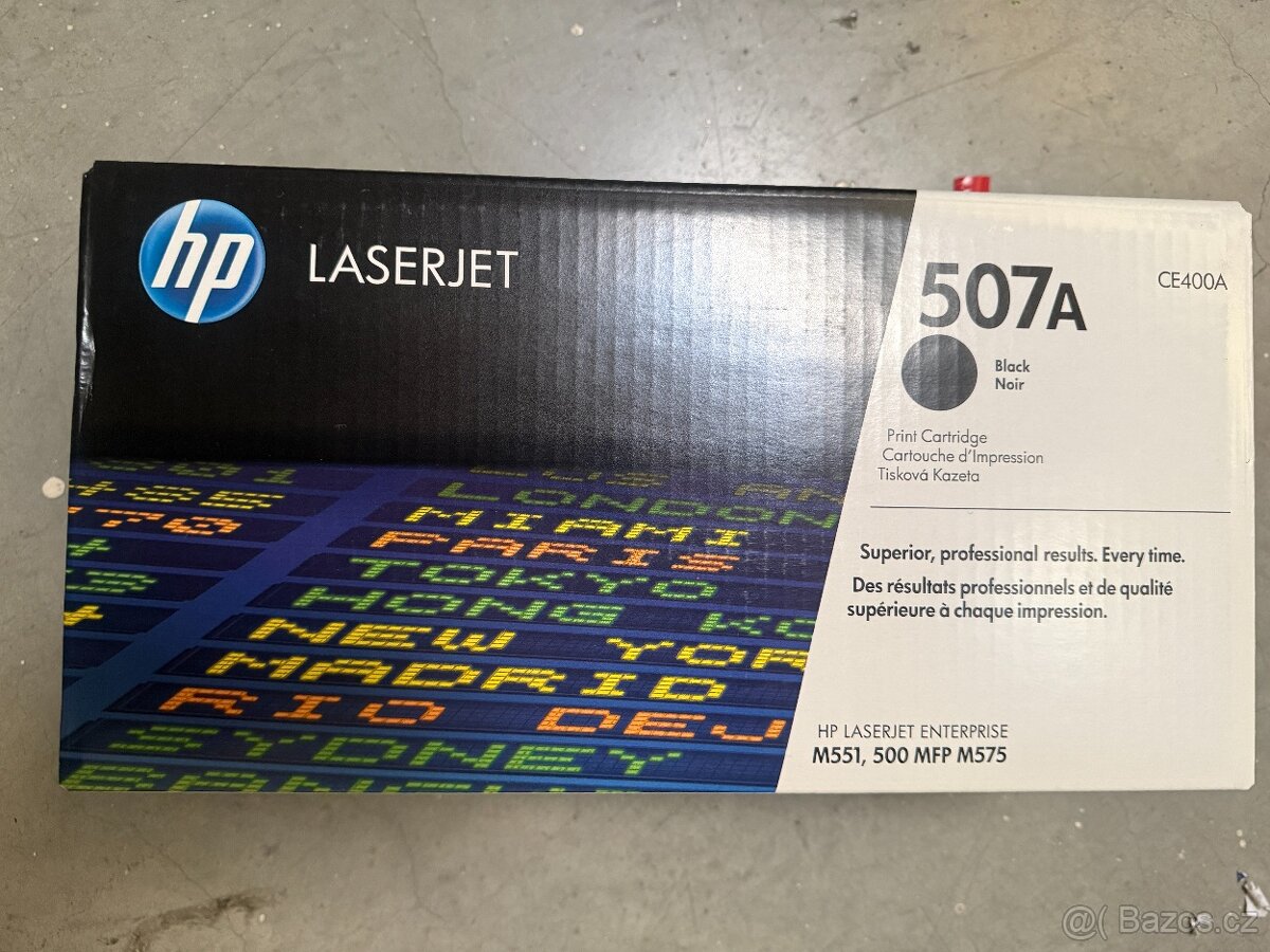 🖨️ HP CE400A (507A) – černý originálnà toner – 5 500 stran - 2