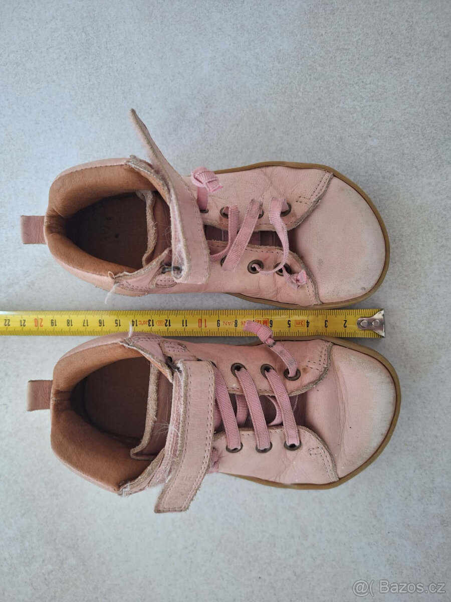Dětské barefoot boty – růžové - 2