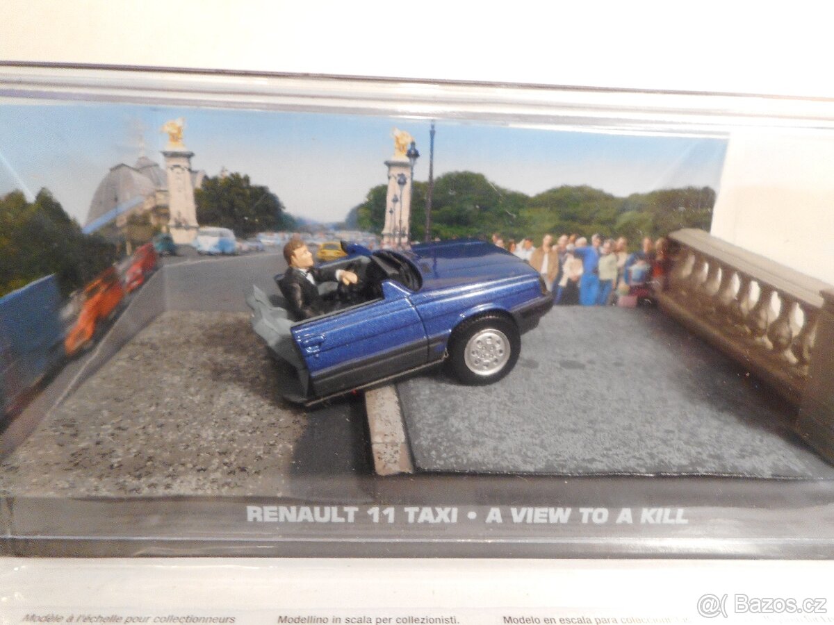 Model auta Renault 11 půl vozu - 2