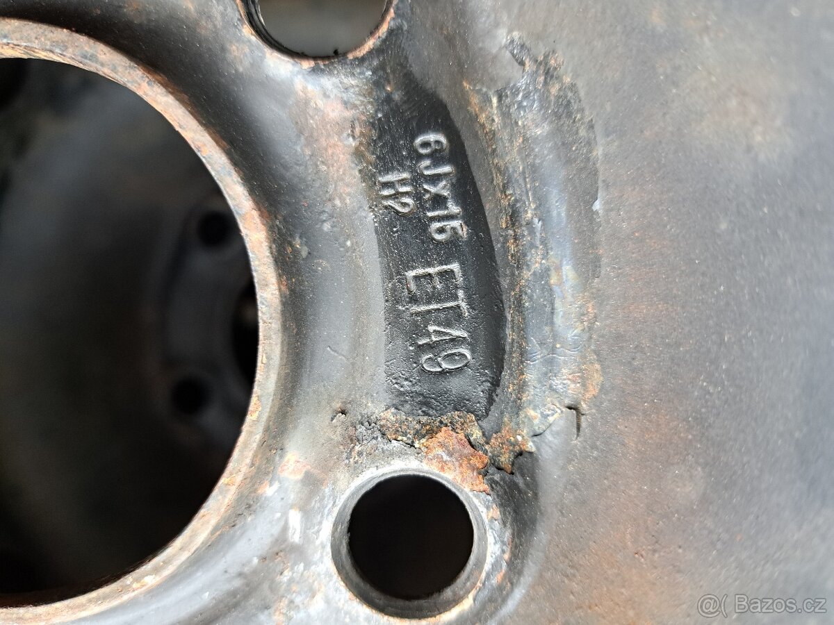 Plechový disk 5x110 R15 - 2