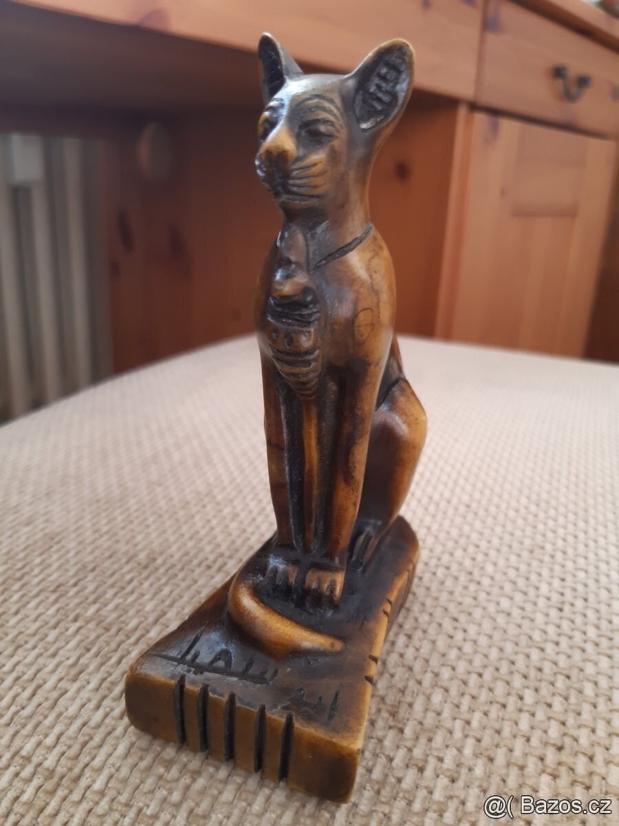 EGYPT - soška, keramika, kniha - 2